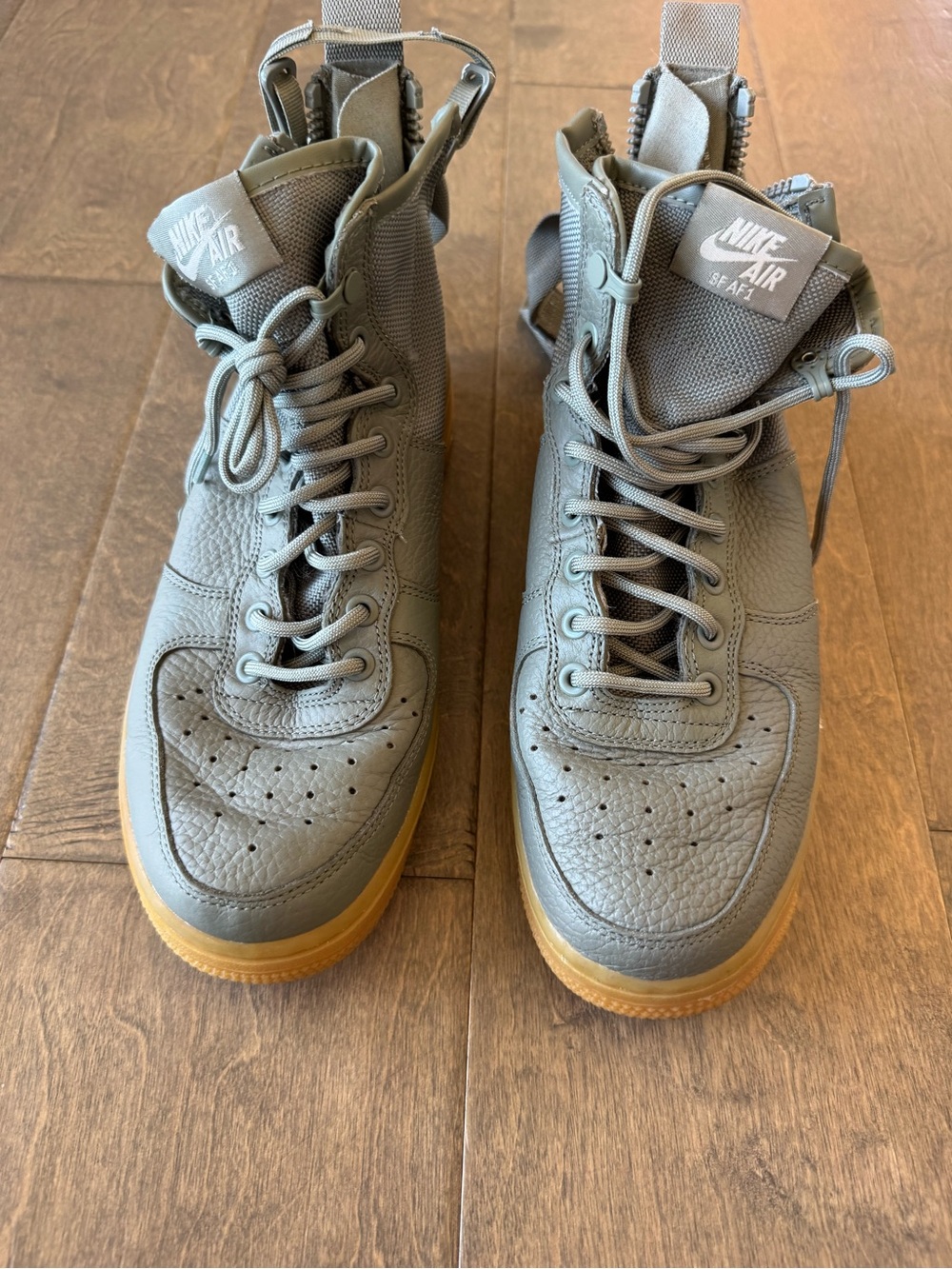 Nike SF AF1 high top womens shoes- combat/dark stucco color
